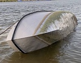 В Астрахани на Волге при столкновении затонуло маломерное судно