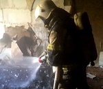 В двух вчерашних пожарах в Астрахани одна женщина погибла, а другую отвезли в больницу