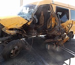 В Астрахани на Новом мосту  произошло крупное ДТП с участием маршрутки (ОБНОВЛЕНО!)