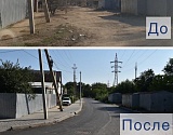 В Астрахани дорогу, находившуюся в плачевном состоянии, теперь не узнать