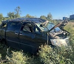 Южнее Астрахани опрокинулась иномарка. Пострадавшего 11-летнего пассажира доставили в больницу