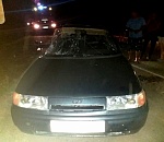 Встреча Лады с коровой на астраханской трассе закончилась госпитализацией