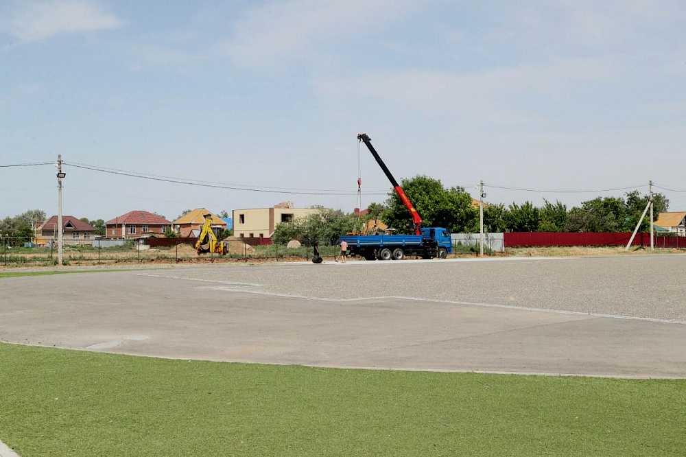 В конце июня под Астраханью сдадут новый спортивный объект 