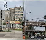 Сегодня в Астрахани на перекрестке улиц С. Перовской и Б. Алексеева подключили светофор