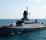 Каспийская флотилия вышла в море на учения