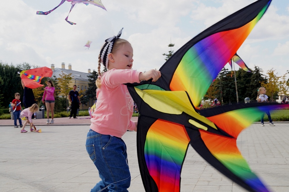 В Астрахани прошел первый фестиваль воздушных змеев. Фото 