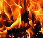 Под Астраханью бушует сильный пожар