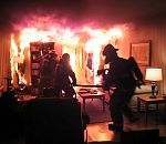 В Астрахани произошла серия квартирных пожаров 