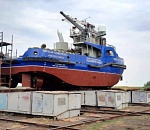 На севере Астраханской области ССЗ строит рыболовный траулер для Баренцова моря 
