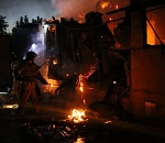 В Ленинском районе Астрахани сгорел частный дом