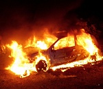 Ночью в Астрахани снова горел автомобиль