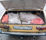 Под Астраханью полиция изъяла 250 килограмм рыбы без документов, спрятанной в багажнике автомобиля