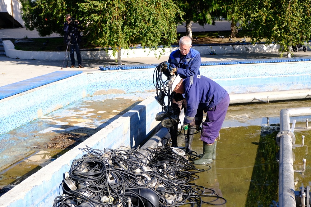 Сезон фонтанов в Астрахани официально завершен