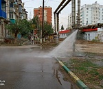 Отопительный сезон в Астрахани начался с прорыва теплотрассы