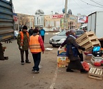 Один из районов Астрахани зачистили от нелегальных продавцов