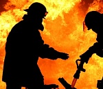 В центре Астрахани сгорел жилой дом