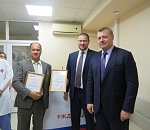 Новое медицинское оборудование железнодорожной больницы презентовали в Астрахани