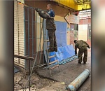 На астраханском рынке в Жилгородке начали разбирать ларьки и навесы