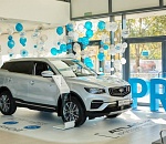 Астраханские журналисты прокатились по бездорожью на новом Geely Atlas Pro