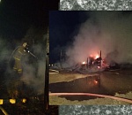 Под Камызяком сгорел большой сарай с сеном