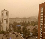 На Астрахань идет пыльная буря
