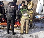 На севере Астраханской области спасли провалившуюся под лед пенсионерку