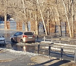 У астраханского онкодиспансера образовалось море