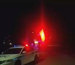Полиция обеспечивает безопасность на месте тушения цистерны с газом в Астраханской области