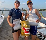 Астраханские спортсменки завоевали серебро в гонке на «Драконах»