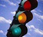 В центре Астрахани установили новый светофор