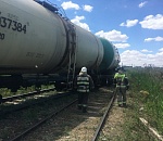 Появились фото с места ЧП на станции Астрахань-2