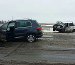 В лобовом столкновении на астраханской трассе погиб человек