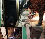 В одном из астраханских подъездов обвалилась стена