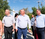 Игорь Мартынов ознакомился с этапами благоустройства парка Победы в селе Семибугры 