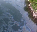 У порта Астрахань обнаружены маслянистые пятна