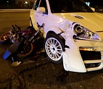 Мотоцикл, врезавшийся в Астрахани в «Porsche Cayenne», ищет Интерпол