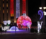 Новогоднее убранство для астраханцев от ЛУКОЙЛа