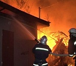 Сегодня ночью в Астрахани сгорела летняя кухня