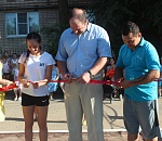 В Приволжском районе открылась спортплощадка с уличными тренажерами