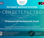 Два астраханских лицея вошли в ТОП-20 ЮФО по количеству поступивших в ведущие вузы