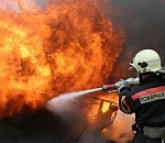 В Астрахани из-за печки горел дом