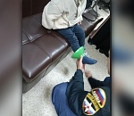Астраханские спасатели вызволили ногу ребенка из пластиковой воронки