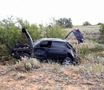 На трассе Волгоград — Астрахань перевернулась машина. Водитель в реанимации