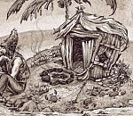 Астраханец два месяца жил в шалаше на острове, потому что ему все надоело