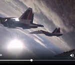 Русские витязи показали, как выглядит Астрахань из кабины истребителя (ВИДЕО)