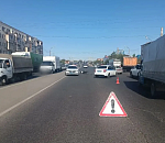 Грузовик насмерть сбил мотоциклиста у Нового моста в Астрахани