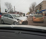 Из-за неработающего светофора в Астрахани произошла серьёзная авария