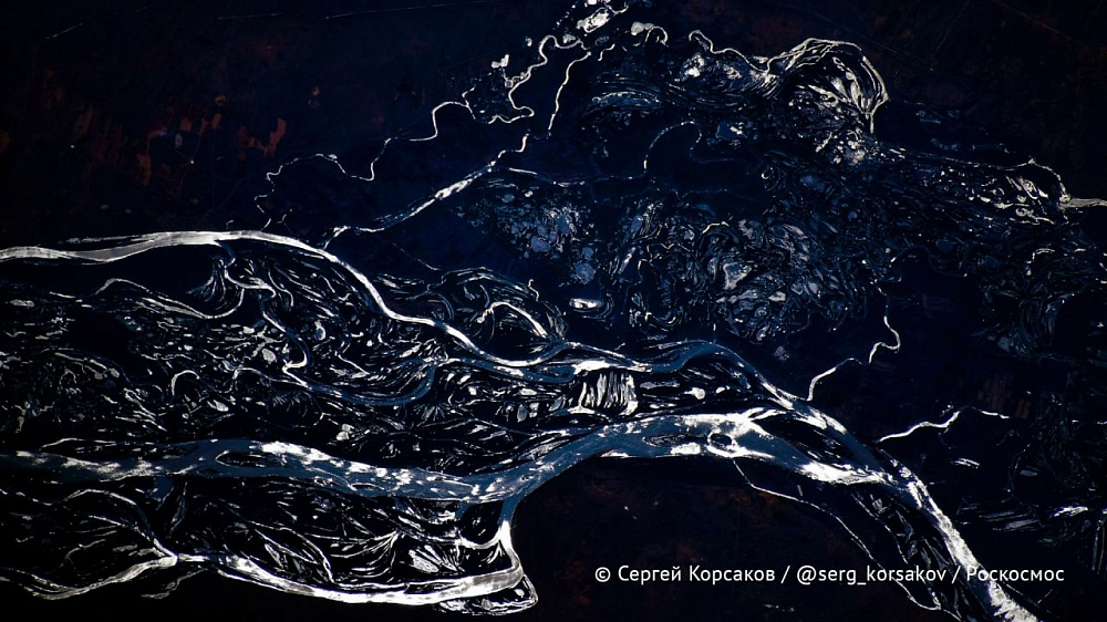 Роскосмос опубликовал необычный снимок Волги