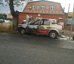 Видео возгорания таксолета в Астрахани