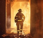 В Ахтубинске при пожаре квартиры в девятиэтажке погибла пенсионерка